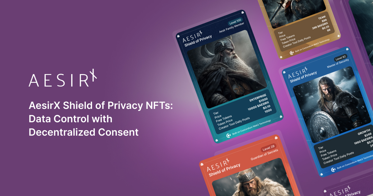 Nft Shield AesirX Shield of Privacy NFTs: Data Control with Decentralized Consent